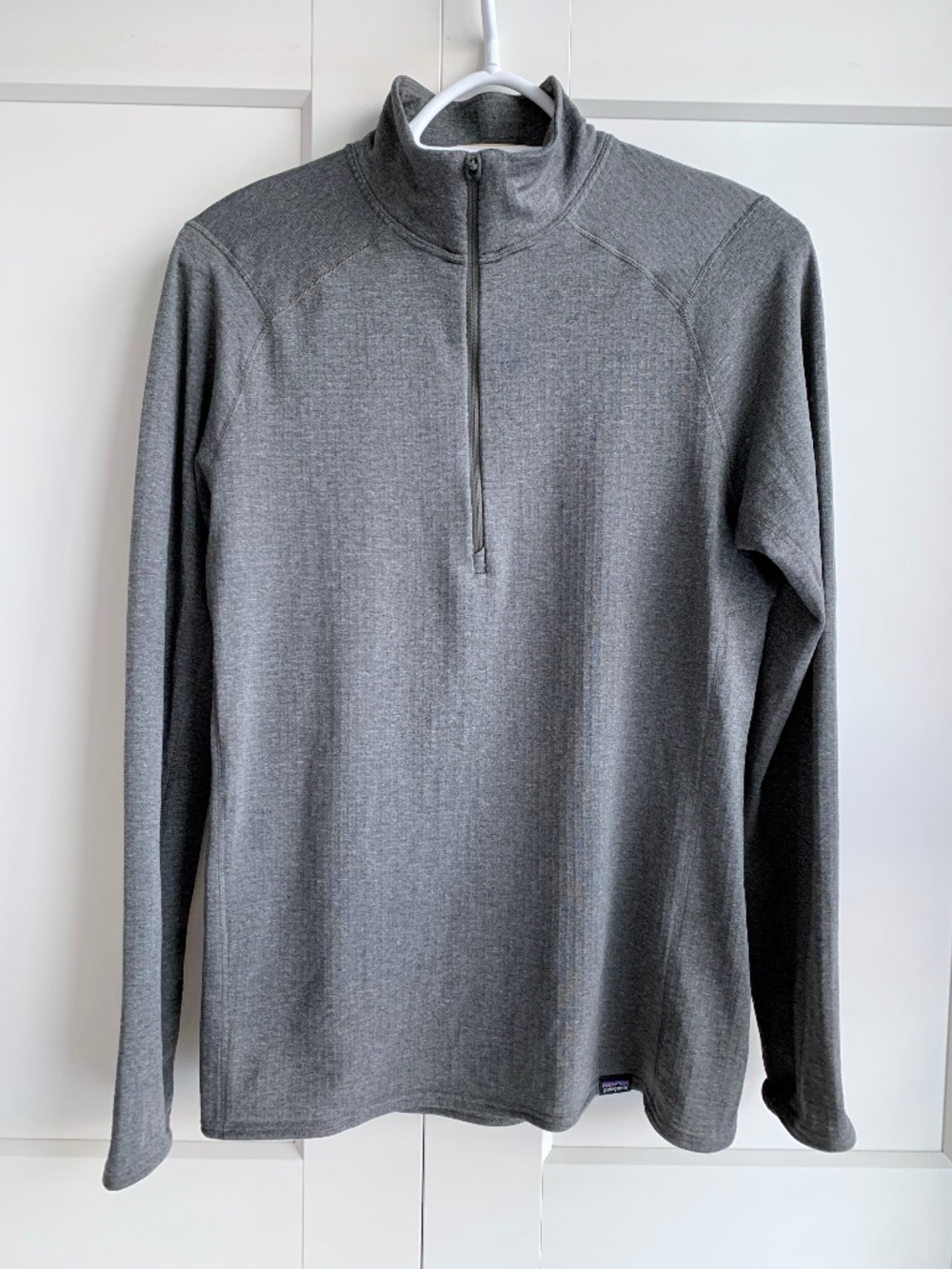 Patagonia Capilene Midweight Zip-Neck Nobel Gray Pullover Men's size S - Picture 2 of 10